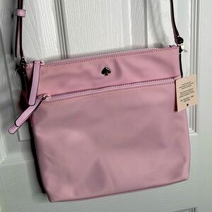 Kate Spade “Joe” Pink Flat Crossbody Purse, NWT, Never Used